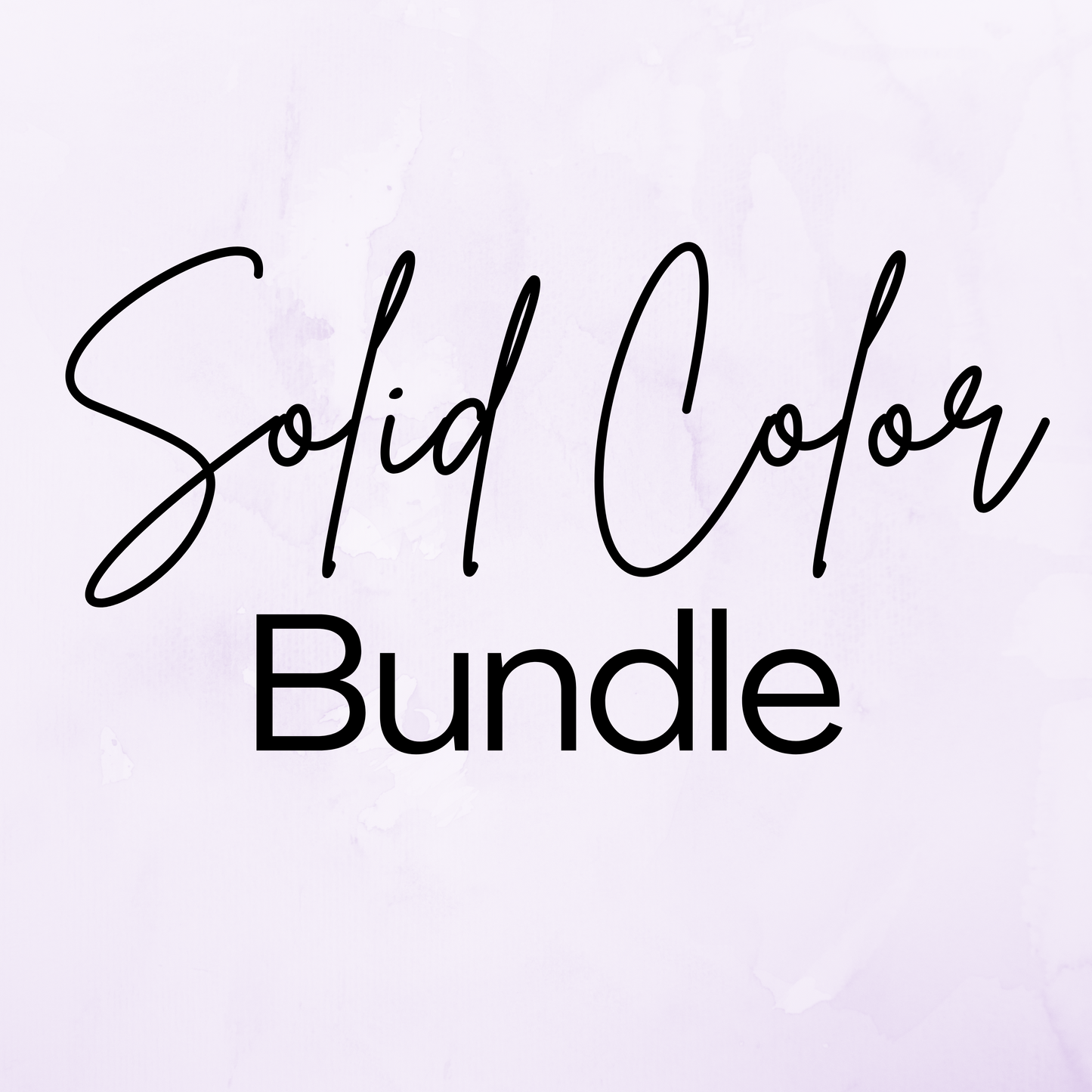 Solid Color Bundle